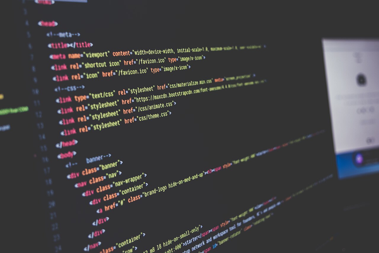 CSS code displayed on a screen